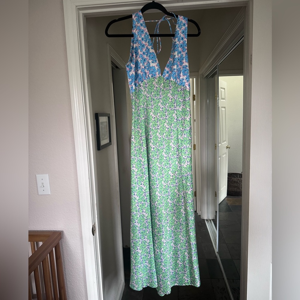 VRG Girl Postcards from Italy Midi Dress